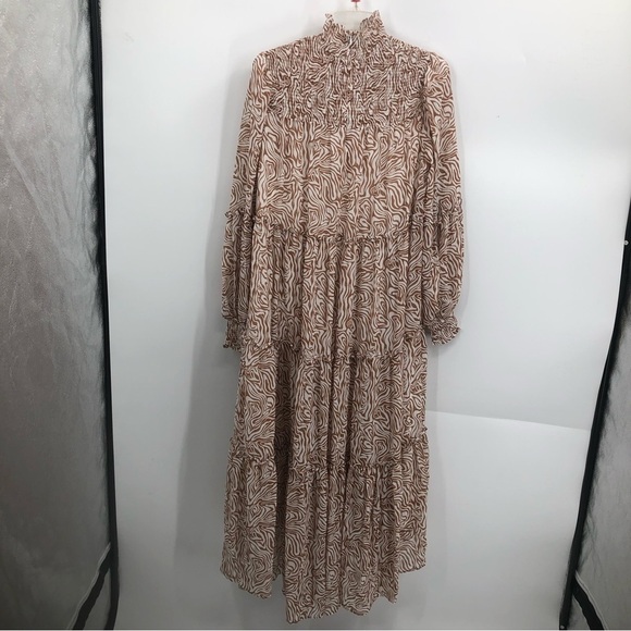 Cinq à Sept - high low Rika chiffon dress - sz 4 excellent condition - Picture 4 of 15